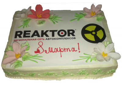 Реактор торт на 8 марта